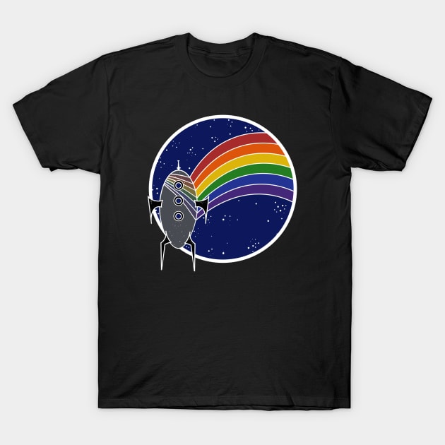 Space Rainbow T-Shirt by MissyCorey